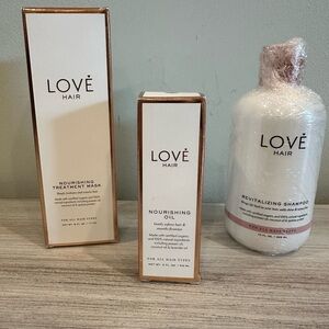 Love Hair Nourishing Shampoo Conditioner and Nourishing Oil!!!